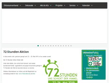 Tablet Screenshot of kljb-osnabrueck.de